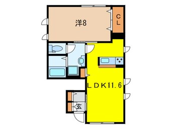 間取図 コガキ　Ａ棟