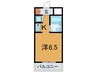 ペイサ－ジュＳＡＮＫＯ 1Kの間取り