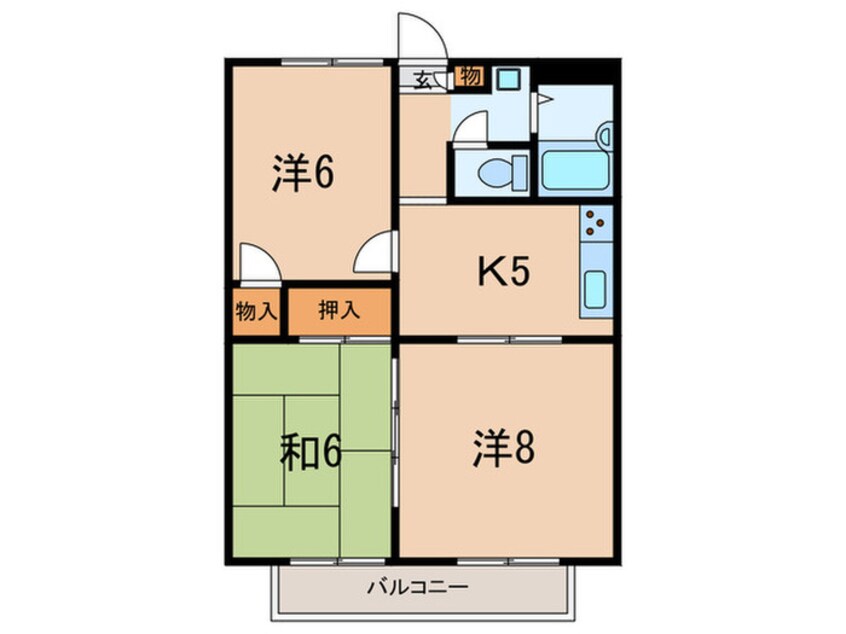 間取図 サンワード・別府