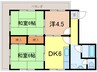 宮本マンション 3DKの間取り