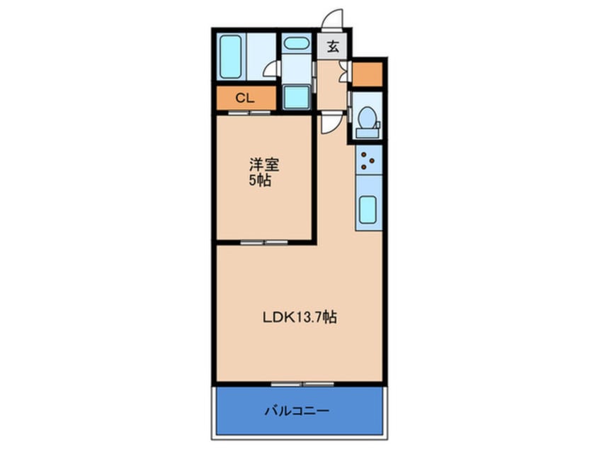 間取図 プレジオ御幣島ASIAN