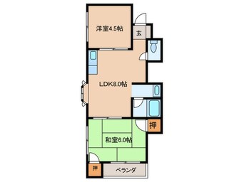 間取図 第３河合ハイツ