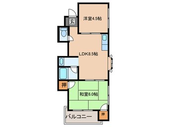 間取図 第３河合ハイツ