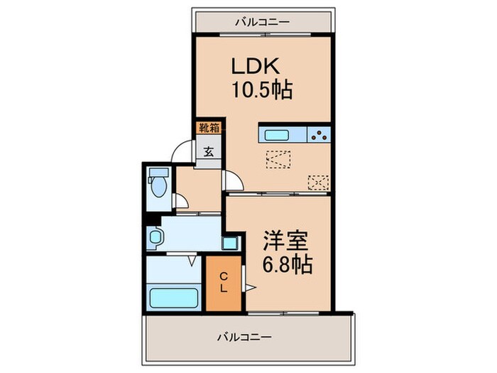 間取り図 アゴーラ針中野
