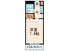 フレール緑地公園 1Kの間取り