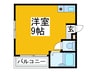 レイナ・ピノ道明寺 1Rの間取り