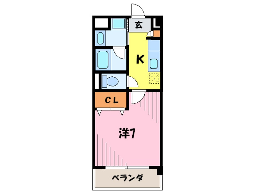 間取図 フェアリ－メゾン浜