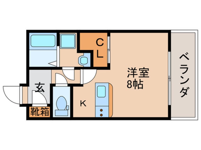 間取図 THEGARNETSUITERESIDENCE西七条