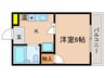 メゾンドムラジⅢ 1Kの間取り
