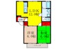 ヴィラパックス 2LDKの間取り