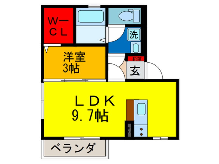 間取図 第８ウエスタンハイツ