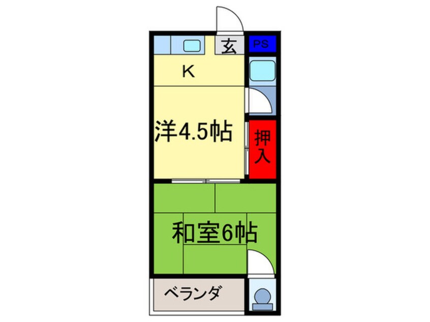 間取図 原田マンション