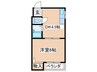 ＢＩＧ　ＪＯＹ 1DKの間取り