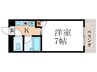 Ｋｓ　ＣＯＵＲＴ 1Kの間取り