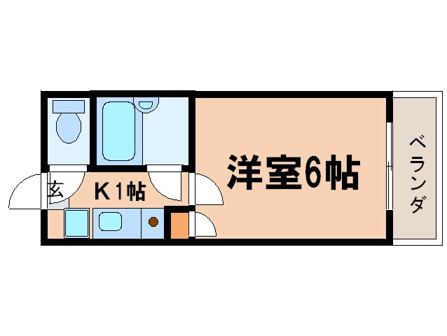 間取り図 Ｋｓ　ＣＯＵＲＴ