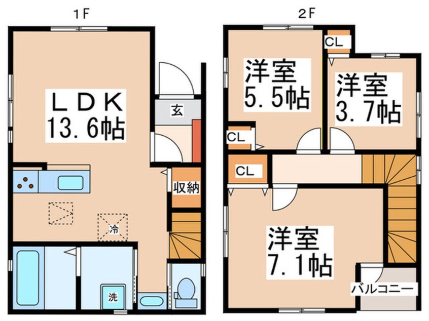 間取図 泉佐野市松原戸建