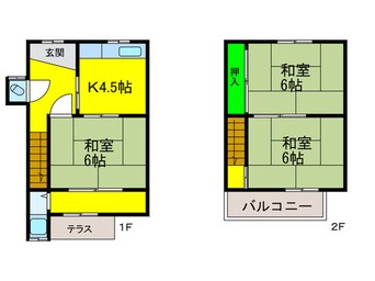 間取図 津久野町辻貸家