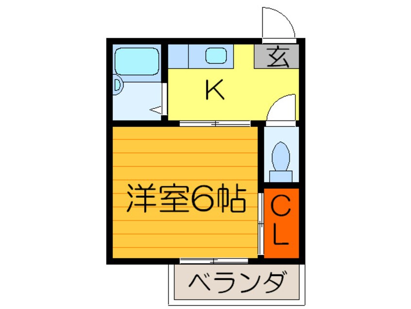 間取図 パレスハイツＢ棟