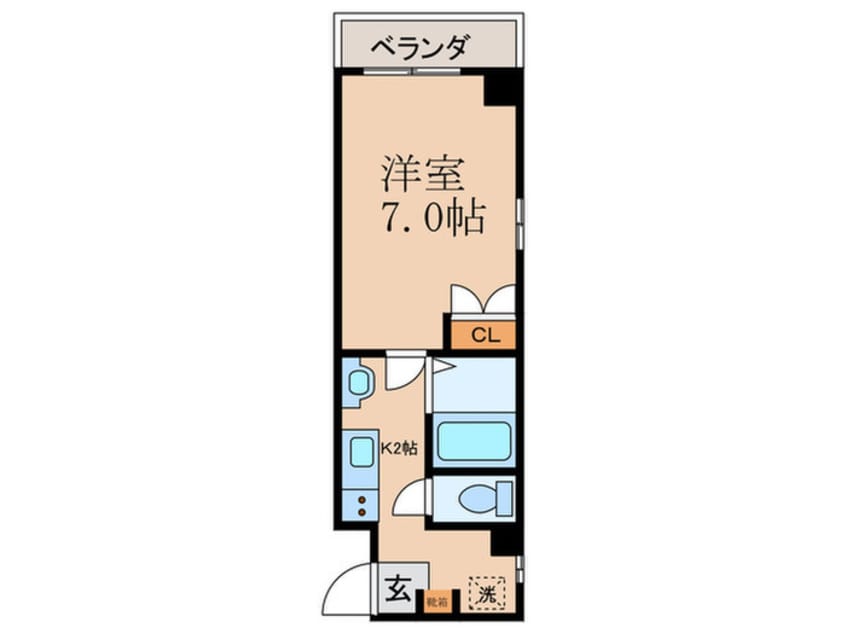 間取図 サンユ－ビル