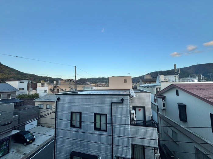 室内からの展望 サンユ－ビル