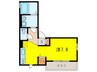 サニーシティー 1Rの間取り