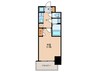 S-RESIDENCE大和田aline 1Kの間取り