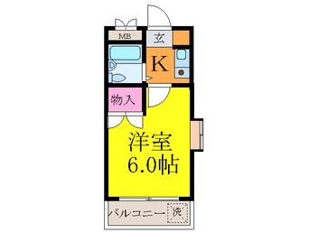 間取図 大橋マンション