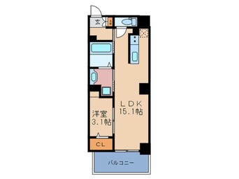 間取図 リヴィエール北梅田