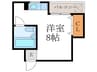 メゾンテンボス 1Rの間取り