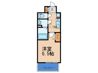 間取図 仮)ｽﾜﾝｽﾞｼﾃｨ新大阪ｳﾞｨｰｳﾞｫ(907)