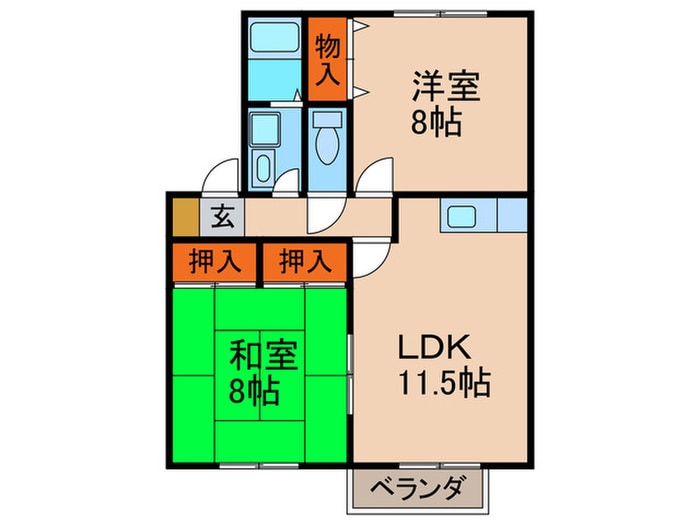 間取り図 Ｆｏｒｅｖｅｒ ＨｉｌｌⅤ