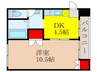 Ｎハイツ 1DKの間取り