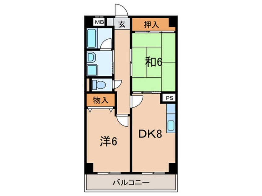 間取図 秀栄ハイツ武庫之荘