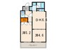 フォ－ラム六甲 2DKの間取り