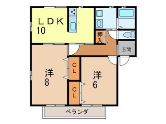 間取図 シャーメゾンアナナス