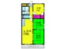 マンション宮苑 3LDKの間取り