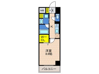 間取図 サイド ヴァレー 北野坂