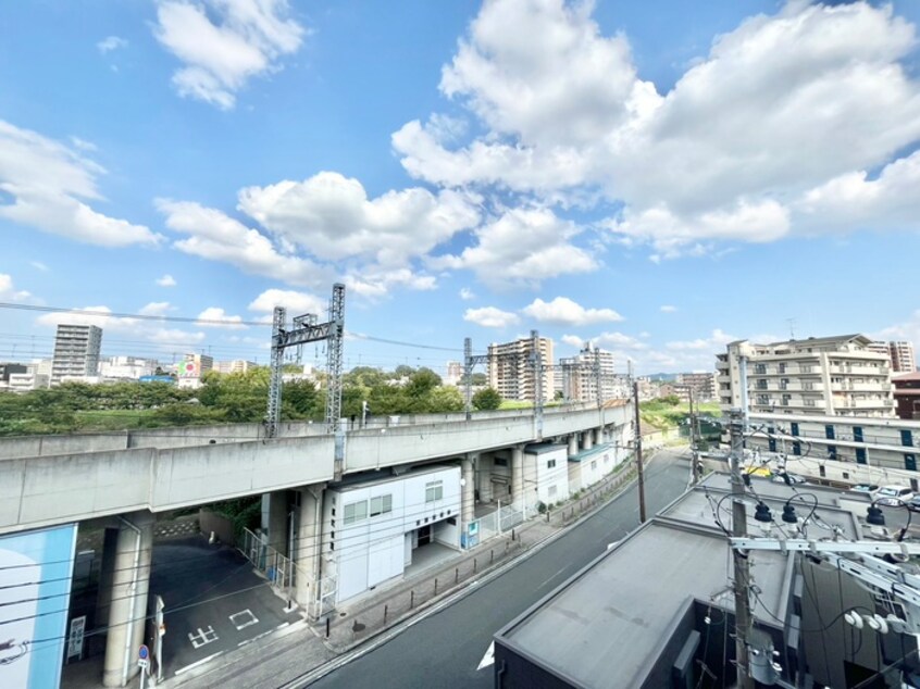 室内からの展望 セラフィコート枚方