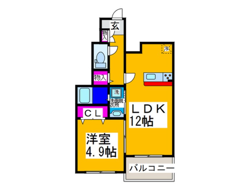 間取図 Ｋ．Ｉ．リバレンス