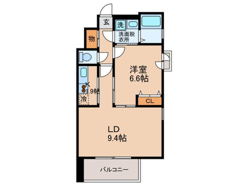 間取図 アリス・マナ－ガ－デン新町