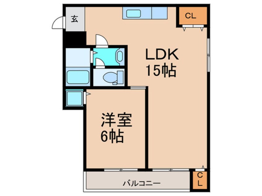 間取図 シティパル姫島