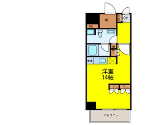 間取図 南堀江アパ－トメントシエロ