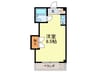 徳広マンション 1Rの間取り
