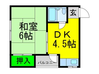 間取図 グレ－ス岸里