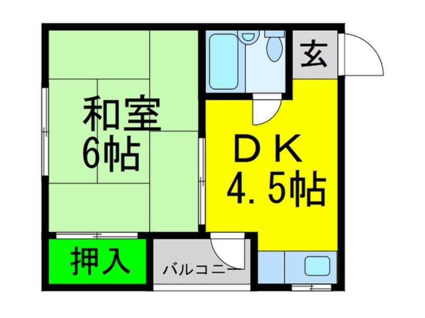 間取図 グレ－ス岸里