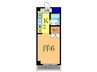 ヴィラ矢杉末広 1Kの間取り