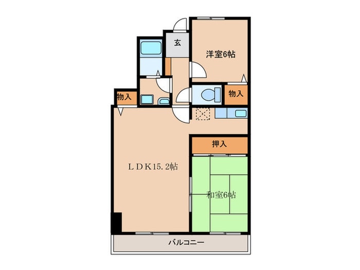 間取り図 ＧＲＯＯＶＥ塚口