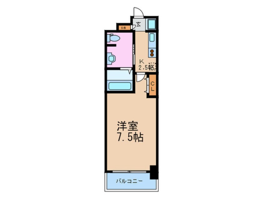 間取図 ﾗｸﾗｽ福島野田