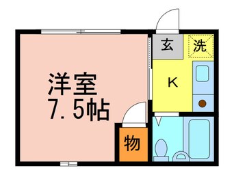 間取図 コーポクローバー