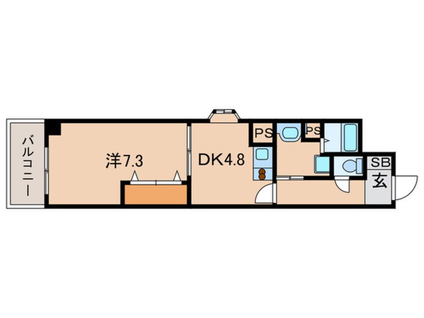 間取図 グランデル武庫之荘